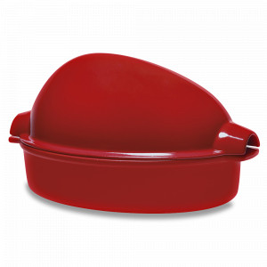 Керамическая форма для запекания птицы, 41,5 х 22 х 22 см, гранат, EMILE HENRY, Франция, EMILE HENRY (Франция)