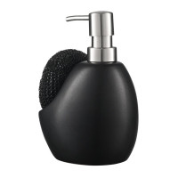 Дозатор для мыла Lystad, 460 мл, керамика, черный, SMART SOLUTIONS, Россия_00810620063020462010.jpg
