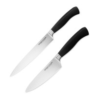 Набор кухонных ножей, 7 штук, на магнитной подставке ComposeEat, серия Ergo Line Pro, BERGER CUTLERY, Германия_00816110048802632083.jpg