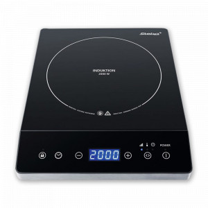 Плита настольная индукционная, 1 конфорка, нержавеющая сталь, стеклокерамика, черный, STEBA, Германия, STEBA (Германия)