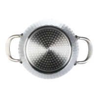 Кастрюля с крышкой, 2,1 л, диаметр 20 см, высота 10,6 см, кованый алюминий с антипригарным покрытием, для индукционных плит, ручки нержавеющая сталь, серия Hammerton, KITCHENSTAR, Китай_00806720062302094561.jpg