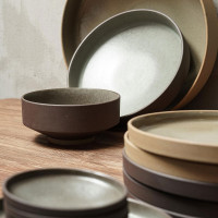 Салатник Brown, 18.5 см, каменная керамика, коричневый, серый, ROOMERS TABLEWARE, Нидерланды_00816780052528883166.jpg