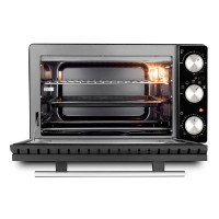 Печь - мини, 26 л, нержавеющая сталь, пластик, черный, CASO, Германия_00813140064288482108.jpg