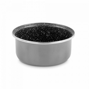 Ковш без ручки, 20 см, 2 л, сталь, стеклоэмаль, черный, серия Click &amp; Space, VITRINOR, Испания, Ковшики для индукционной плиты