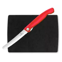 Набор из кухонного складного ножа для овощей и разделочной доски Swiss Classic, VICTORINOX, Швейцария, 