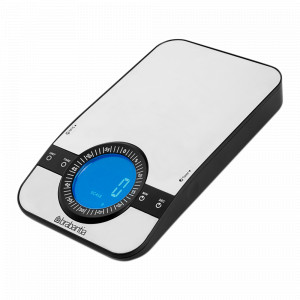 Весы кухонные, 21 см, нержавеющая сталь, пластик, серебристый, BRABANTIA, Бельгия, Кухонные весы