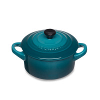 Кокот , 0,25 л, 10 см, керамика, бирюзовый, серия Deep Teal, LE CREUSET, Франция