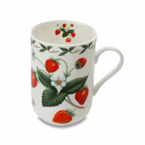 Кружка «Земляника», 300 мл, фарфор, белый, серия Фруктовый сад, MAXWELL WILLIAMS, Австралия, Посуда из фарфора Maxwell & Williams