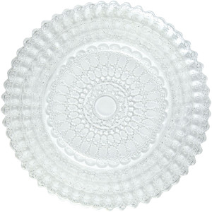 Тарелка десертная Beaded, 21.5 см, стекло, серия Helios, LE COQ, Италия, Тарелки из Италии