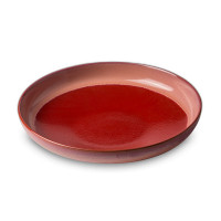 Тарелка для пасты Red, 23 см, каменная керамика, красный, ROOMERS TABLEWARE, Нидерланды