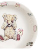 Набор детской посуды для девочки «Тедди», 3 предмета, костяной фарфор, декор, ROY KIRKHAM, Великобритания_00814130044706571922.jpg