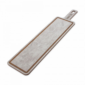 Доска композитная с желобом для сервировки и подачи, 49х12см, дуб белый, серия ProFashion, ComposeEat, Россия, COMPOSE EAT (Россия)