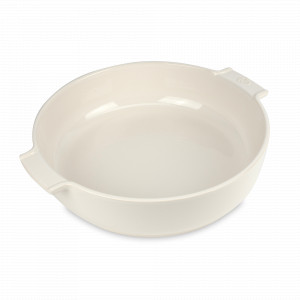 Форма круглая для запекания, 34 см, 3.8 л, керамика, кремовый, серия Ecru, PEUGEOT CERAMIC, Франция, PEUGEOT CERAMIC (Франция)