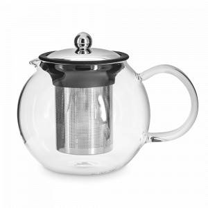 Чайник заварочный Black, 1.2 л, сталь, стекло, серебристый, серия Base, ANNA LAFARG, Китай, Китайские заварочные чайники