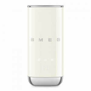 Вспениватель молока, 180 мл, нержавеющая сталь, пластик, кремовый, SMEG, Италия, Коллекция в кремовом
