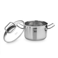 Кастрюля со стеклянной крышкой, 16 см, 1.6 л, нержавеющая сталь, серия Profi Duo Therm, ELO, Германия_00821620059825128452.jpg
