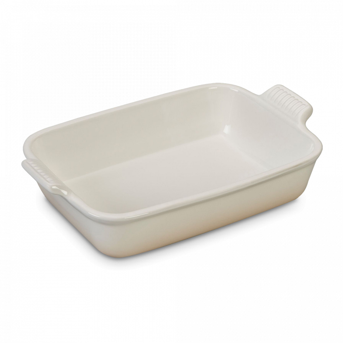 Блюдо прямоугольное, 26 х 17 см, керамика, цвет: меренга, серия Meringue, LE CREUSET, Франция
