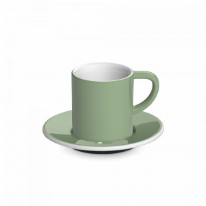 Пара кофейная, 80 мл, фарфор, мятный, серия Bond, LOVERAMICS, Гонконг, LOVERAMICS (Гонконг)