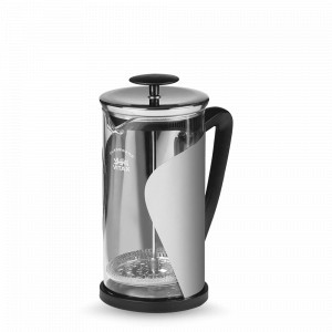 Френч - пресс Times, 350 мл, боросиликатное стекло, пластик, нержавеющая сталь 18/10, серебристый, VITAX, Великобритания, Чайник заварочный стеклянный с прессом