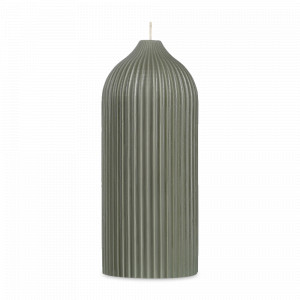 Свеча декоративная, 16.5 см, хаки, серия Edge, TKANO, Россия, Свечи TKANO