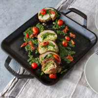 Сковорода - гриль с двумя ручками, 28 х 28 см, чугун, серия Chef Collection, LODGE, США_00806060048065394052.jpg