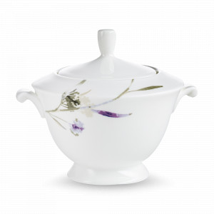 Сахарница , 300 мл, костяной фарфор, белый, декор, серия Ботаника, NARUMI, Япония, NARUMI (Япония)