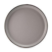 Тарелка обеденная Tracy, 26 см, керамика, серый, WALMER, Великобритания