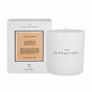 Свеча ароматическая «Amber Whisper», 60 часов горения, воск, стекло, серия The Olphactory, AMBIENTAIR, Испания, Свечи AMBIENTAIR