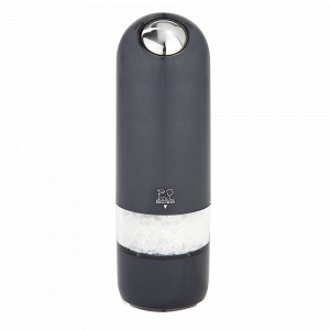 Мельница для соли электрическая 17 см, акрил/металл, цвет черный, серия Alaska, PEUGEOT, Франция, PEUGEOT (Франция)