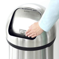 Контейнер для мусора, 60 л, нержавеющая сталь, хром, серия PUSH BIN, BRABANTIA, Бельгия_00795980067331409430.jpg