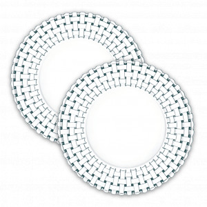 Набор из 2-х тарелок, 27 см, хрустальное стекло, серия Bossa Nova, NACHTMANN, Германия, NACHTMANN (Германия)