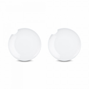 Набор из 2-х закусочных тарелок, 15 см, фарфор, белый, серия With bite, TASSEN, Германия, TASSEN (Германия)