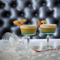 Набор из 6-ти бокалов-креманок для шампанского, 270 мл, хрустальное стекло, серия Tattoo, RCR, Италия_00817140055304942875.jpg