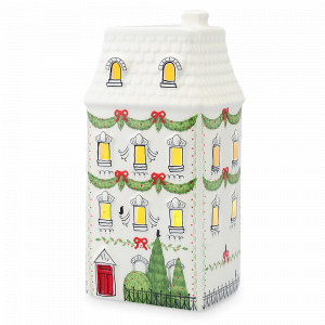 Декор - Домик с подсветкой Olgod, 22 см, доломит, белый, декор, серия New Year Essential, TKANO, Китай, Предметы интерьера