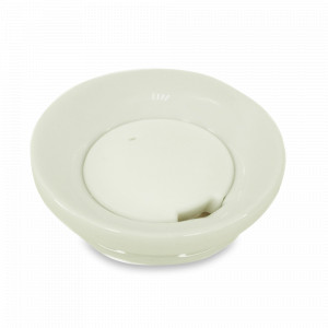 Крышка для кружки «Волна», 88 мм, фарфор, силикон, белый, KOENITZ, Германия, Ситечки для чая