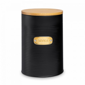 Банка для хранения муки, 2.5 л, углеродистая сталь, бамбук, графит, серия Irmel, SMART SOLUTIONS, Россия, Емкости для хранения сыпучих продуктов