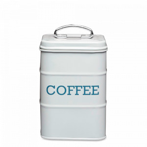 Банка для хранения, 17 х 11 см, нержавеющая сталь, серый, серия Living Nostalgia, KITCHEN CRAFT, Великобритания, Банки для хранения Kitchen Craft