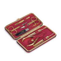 Набор маникюрный в футляре, 7 предметов, GD, Германия