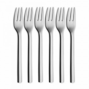 Набор из 6-ти десертных вилок, 16 см, нержавеющая сталь 18/10, серия Nuova, WMF, Германия, WMF (Германия)