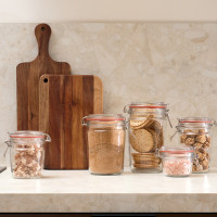 Банка для хранения, 18 см, 1 л, стекло, сталь, серия Maison Jar, LIBERTY JONES, Китай_00822830065725303058.jpg