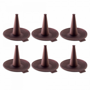 Форма для выпечки «Бейгл», 6 предметов, силикон, коричневый, LEKUE, Испания, LEKUE (Испания)