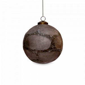 Украшение новогоднее Шар подвес, 13 см, стекло, коричневый металлик, ROOMERS FURNITURE, Нидерланды, Новогодний декор ROOMERS FURNITURE