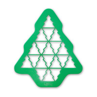 Форма  для печенья «Елочки», 27 х 23. 5 см, ABS пластик, зеленый, LEKUE, Испания