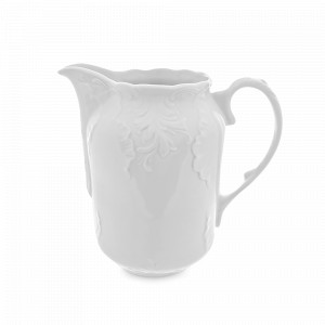 Кувшин , 1 л, фарфор, белый, серия Rococo, REPAST, Чехия, Предметы сервировки REPAST