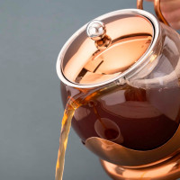 Чайник заварочный с фильтром, 1.2 л, нержавеющая сталь, стекло, медный, серия La Cafetiere, KITCHEN CRAFT, Великобритания_00813080057120291166.jpg