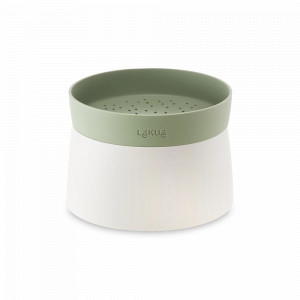 Форма для приготовления киноа и риса в СВЧ, 1 л, силикон, белый, зеленый, LEKUE, Испания, Посуда для приготовления в СВЧ