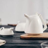 Чайник заварочный Savanna, 800 мл, фарфор, белый, WALMER, Великобритания_00812230042625601125.jpg