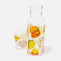 Набор из графина и стакана, стекло, декор, серия Fast Food, DOIY, Испания_00822830066018033649.jpg