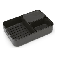 Ланч-бокс Bento большой, 25.5 х 16.7 см, пластик, антрацит, серия Make & Take, BRABANTIA, Бельгия_00812680051364268006.jpg