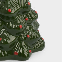 Емкость для соли или перца «Елка», 7 см, керамика, зелено-красная, рельеф, серия New Year, ANNA LAFARG, Китай_00820940065502269003.jpg